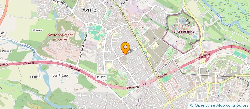 localisation de l'entreprise ECLAOR à AVRILLE