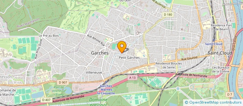 localisation de l'entreprise ECLAR à GARCHES