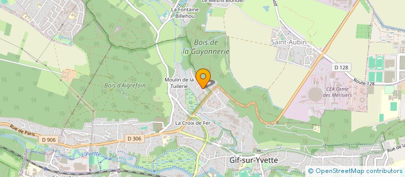 localisation de l'entreprise ECLARIA à GIF-SUR-YVETTE
