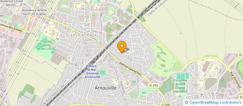 localisation de l'entreprise ECLASSTRAVEL à GONESSE