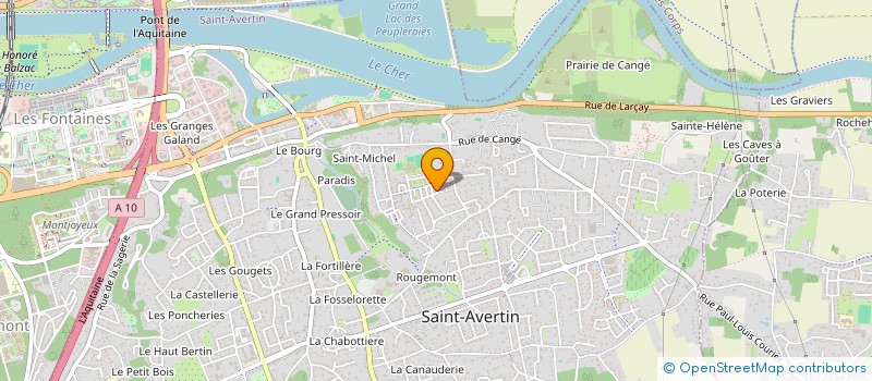 localisation de l'entreprise ECLAT  SAINT-AVERTIN