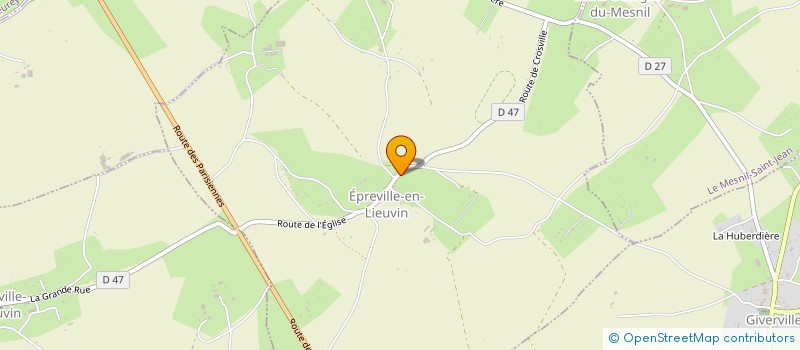 localisation de l'entreprise ECLAT  EPREVILLE-EN-LIEUVIN