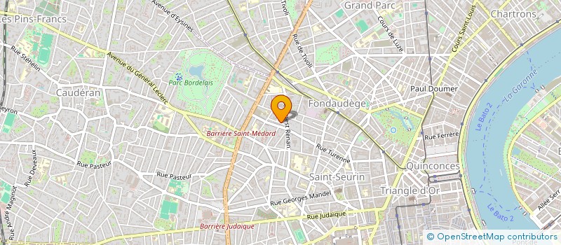 localisation de l'entreprise ECLAT  BORDEAUX