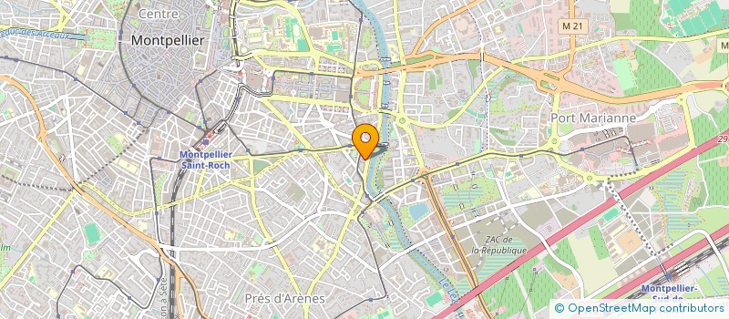 localisation de l'entreprise ECLAT AUTO à MONTPELLIER