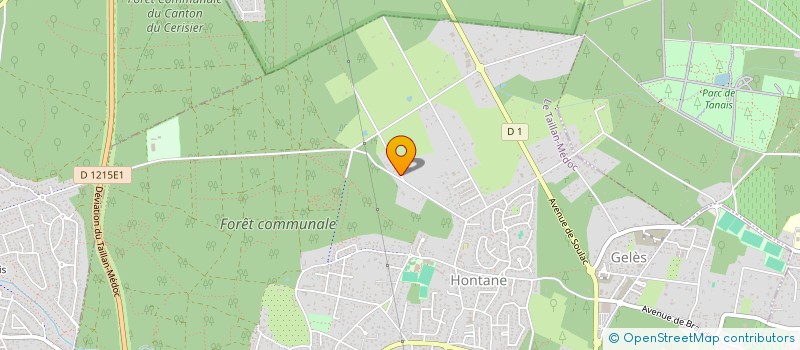 localisation de l'entreprise ECLAT'BAT  LE TAILLAN-MEDOC