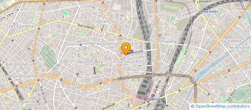 localisation de l'entreprise ECLAT BEAUTE à PARIS
