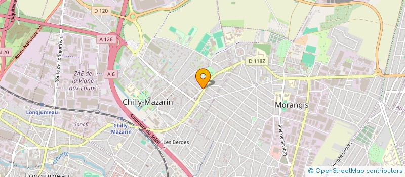 localisation de l'entreprise ECLAT CHOCOLATHE à CHILLY-MAZARIN