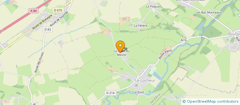 localisation de l'entreprise ECLAT D'ARTS  VAL D'ARRY