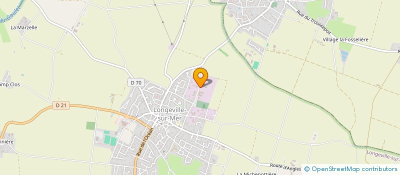 localisation de l'entreprise ECLAT D'IDEE à LONGEVILLE-SUR-MER