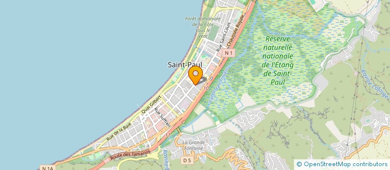 localisation de l'entreprise ECLAT D'OR à SAINT-PAUL