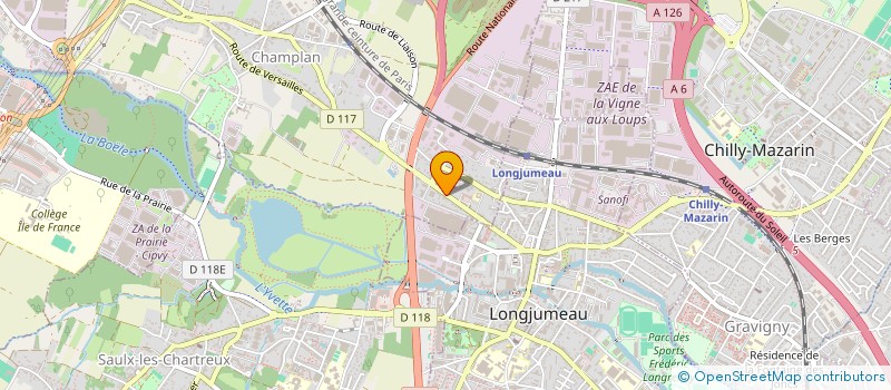 localisation de l'entreprise ECLAT D ORIENT  CHAMPLAN