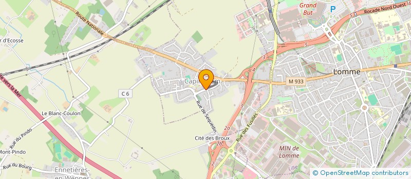 localisation de l'entreprise ECLAT DE CULTURE à LILLE