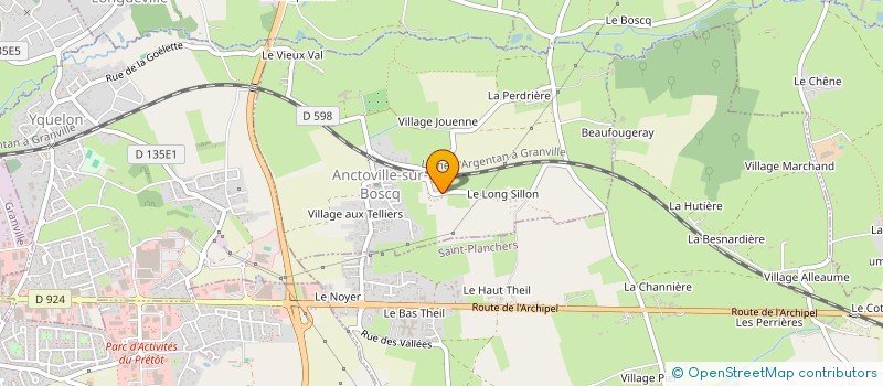 localisation de l'entreprise ECLAT DE FEVES  AVRANCHES