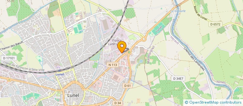 localisation de l'entreprise ECLAT DE LIVRES à LUNEL