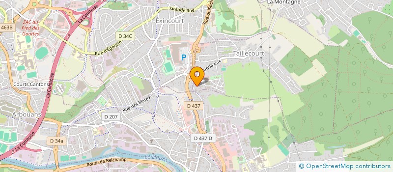 localisation de l'entreprise ECLAT DE PERLE  TAILLECOURT