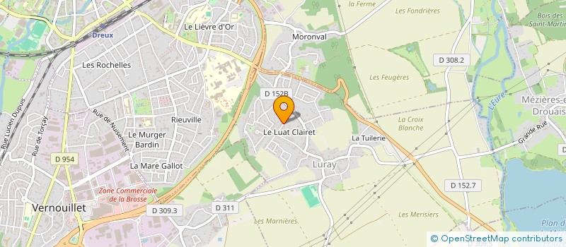 localisation de l'entreprise ECLAT DE VERITE à LURAY