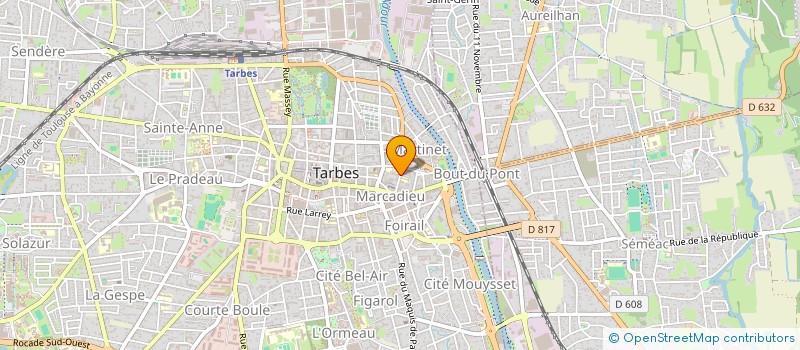 localisation de l'entreprise ECLAT DE VOIX  TARBES