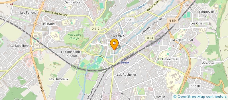 localisation de l'entreprise ECLAT DENT à DREUX