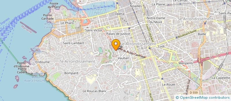 localisation de l'entreprise ECLAT DENTAIRE à MARSEILLE