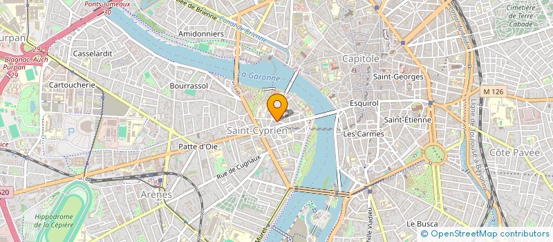 localisation de l'entreprise ECLAT' DES SENS à TOULOUSE