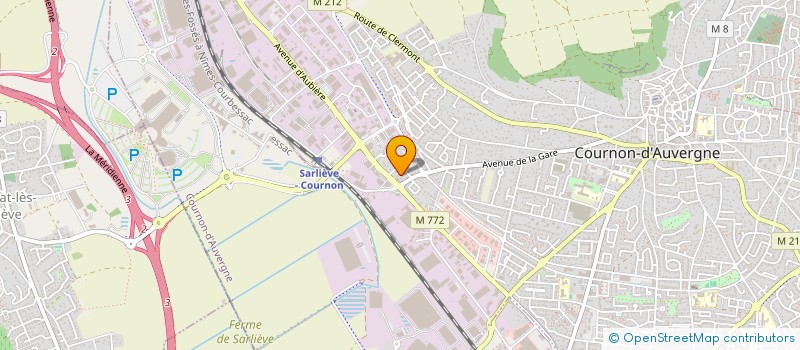 localisation de l'entreprise ECLAT DES SENS  COURNON-D'AUVERGNE