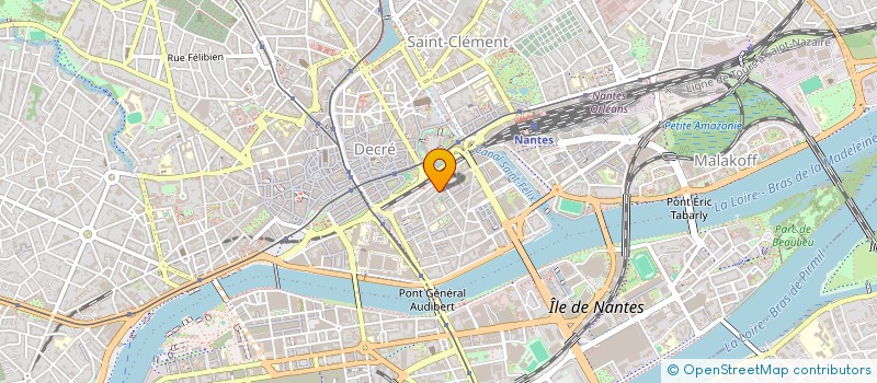 localisation de l'entreprise ECLAT DIGITAL RECHERCHE à NANTES