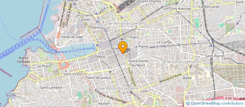 localisation de l'entreprise ECLAT DU SOLEIL à MARSEILLE
