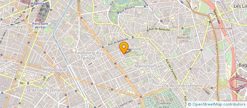 localisation de l'entreprise ECLAT FRANCE INTERNATIONAL à PARIS