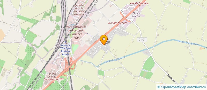 localisation de l'entreprise ECLAT FUSION à ALIXAN