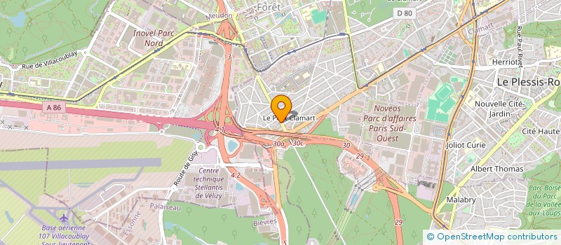localisation de l'entreprise ECLAT MINERAL à CLAMART