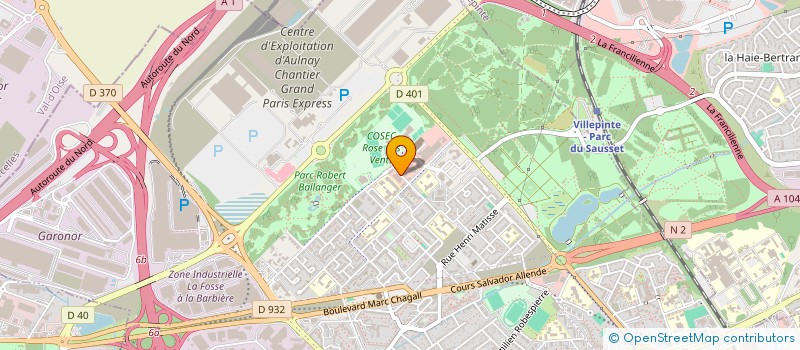 localisation de l'entreprise ECLAT NET SERVICES à AULNAY-SOUS-BOIS