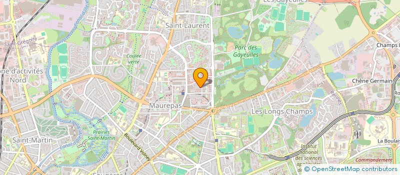 localisation de l'entreprise ECLAT RH  RENNES