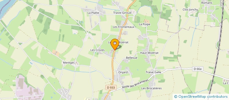 localisation de l'entreprise ECLAT RYTHMIQUE VAL DE SAONE à SAINT-DIDIER-SUR-CHALARONNE