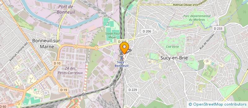 localisation de l'entreprise ECLAT SERVICE à SUCY-EN-BRIE