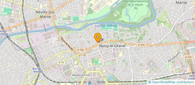 localisation de l'entreprise ECLAT SERVICES  NOISY-LE-GRAND