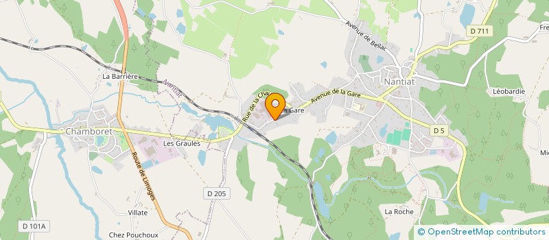 localisation de l'entreprise ECLAT VITRES SERVICES à CHAMBORET