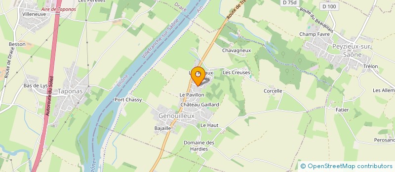 localisation de l'entreprise ECLATEMPS à VILLEFRANCHE-SUR-SAONE