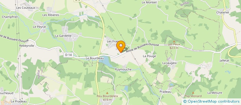 localisation de l'entreprise ECLATISSERIE  NAILLAT