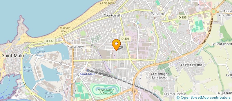 localisation de l'entreprise ECLATS à SAINT-MALO