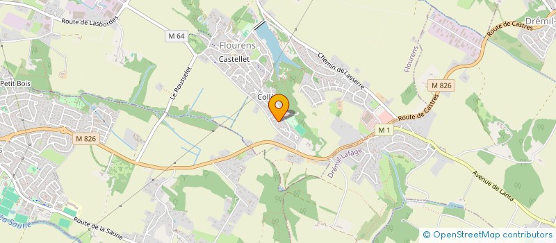 localisation de l'entreprise ECLATS D'ART  FLOURENS