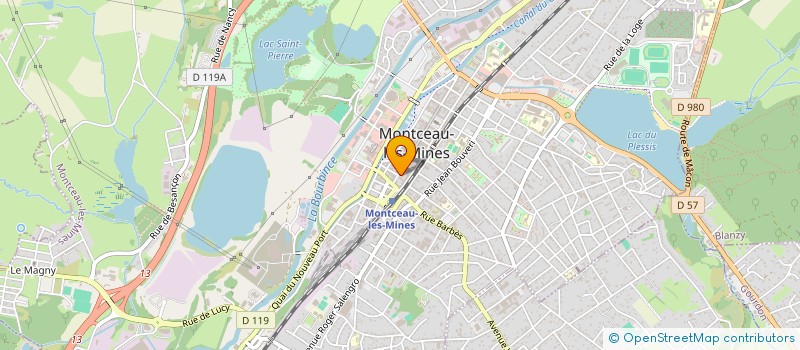 localisation de l'entreprise ECLATS D'AYA  MONTCEAU-LES-MINES