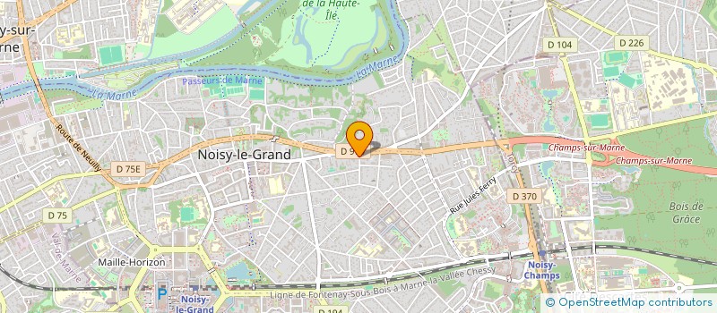 localisation de l'entreprise ECLATS D'ESPOIR  NOISY-LE-GRAND