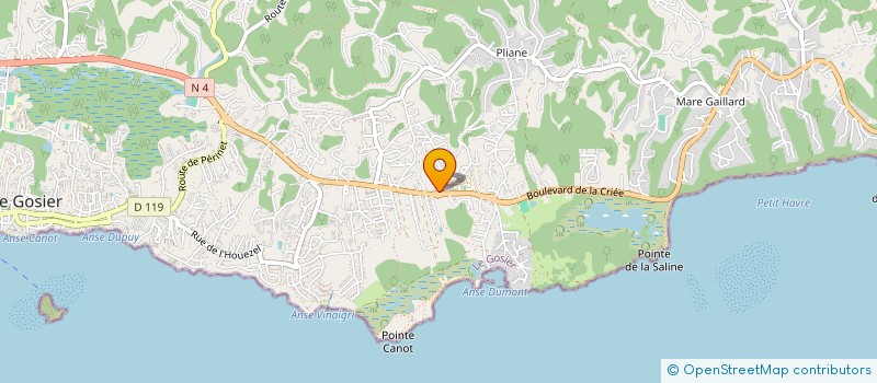 localisation de l'entreprise ECLATS D'OR DU GOSIER  LE GOSIER