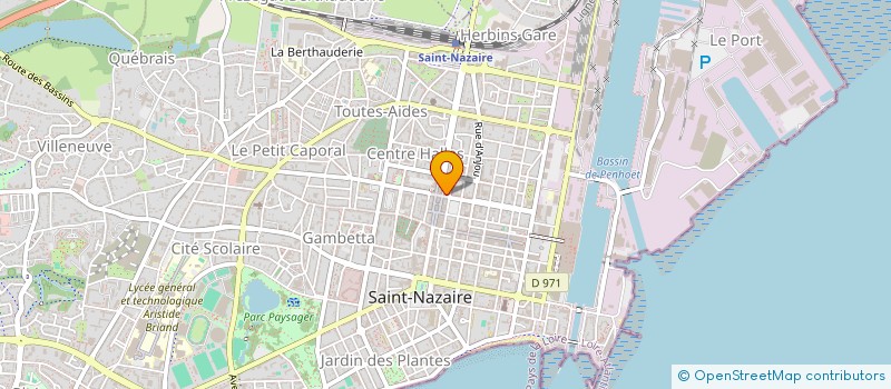 localisation de l'entreprise ECLATS DE CHOC'  SAINT-NAZAIRE