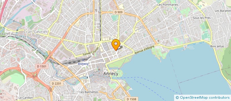 localisation de l'entreprise ECLATS DE LUNE à ANNECY