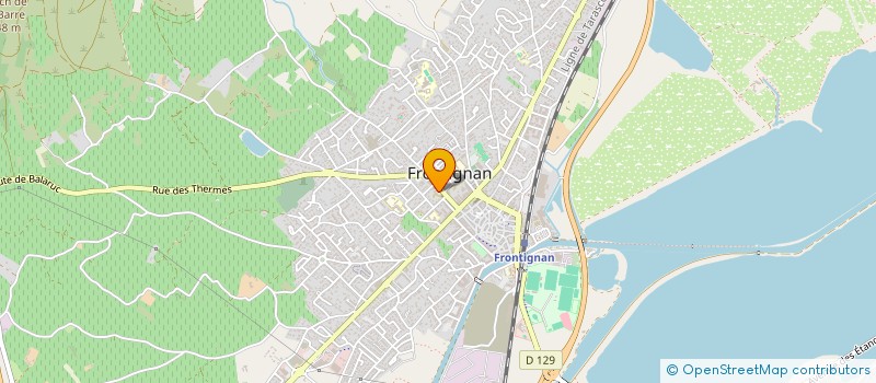 localisation de l'entreprise ECLATS DE MONDE à FRONTIGNAN