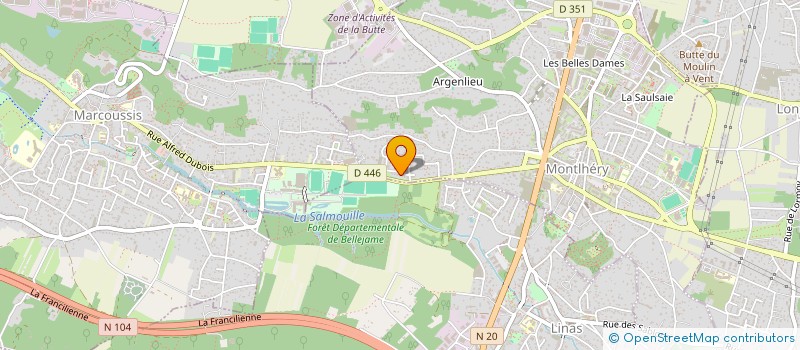 localisation de l'entreprise ECLATS DE RIRE  MONTLHERY