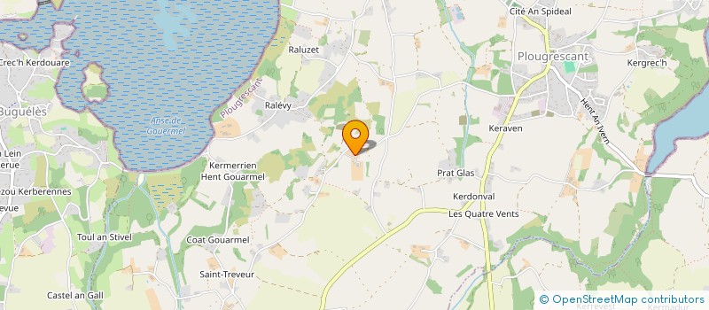localisation de l'entreprise ECLATS DE ROCK à PLOUGRESCANT