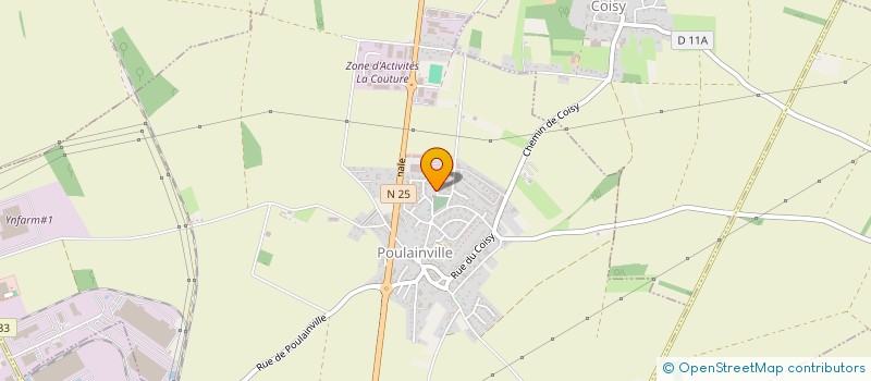 localisation de l'entreprise ECLATS DE SCENE  POULAINVILLE