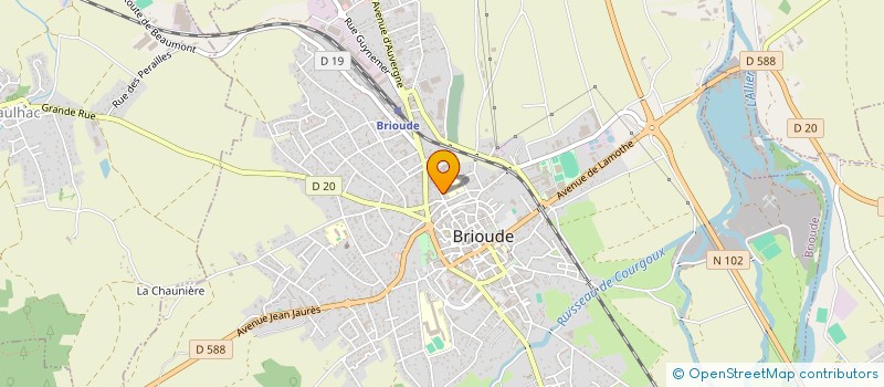 localisation de l'entreprise ECLATS DE VIE  BRIOUDE